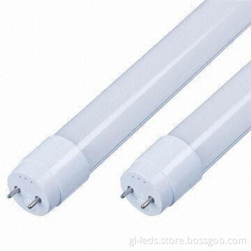 LED Tubes, Made of ABS/PC Material, 50 to 60Hz Frequency and >87% Power Supply Efficiency